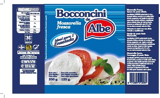 Alerta por presencia de toxinas en una marca de mozzarella distribuida en Alicante