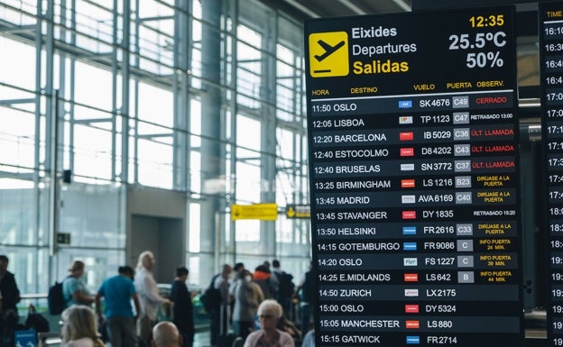 El aeropuerto recupera el 87% del volumen de pasajeros prepandemia