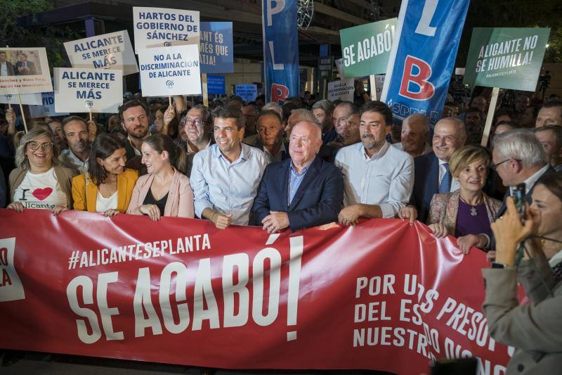 ¿Dónde y cuándo se celebra en Alicante la manifestación por la infrafinanciación?