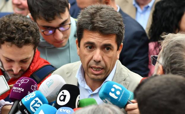 Carlos Mazón: «Cada vez que toca defender la provincia en serio, el 'president' desaparece»