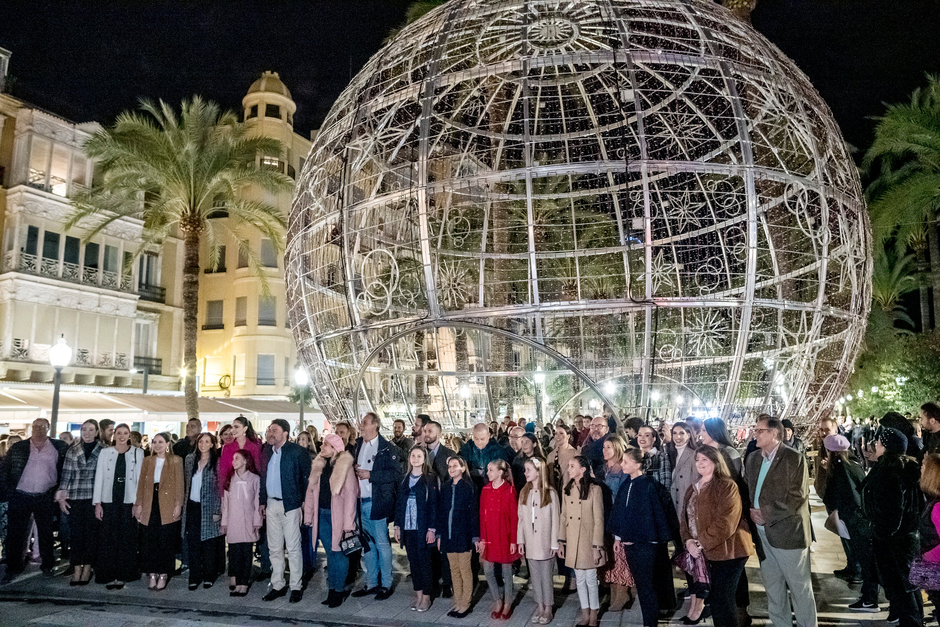Encendido de luces navideñas de Alicante
