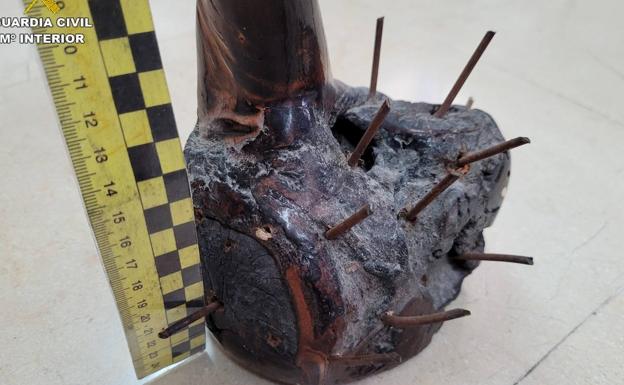 Detenido en Novelda tras dar una brutal paliza a un hombre con un bastón reforzado con puntas de acero