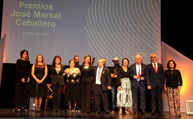 Ana Terencio, Tito Barona, el Concurso de la Gamba Roja y Clave Dénia recogen los Premios José Marsal Caballero