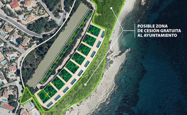 Proyectan un hotel y viviendas de lujo en la Cala Els Pinets