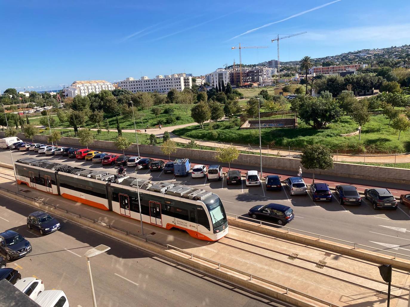 La Línea 9 del Tram entre Gata y Dénia ya circula en prácticas