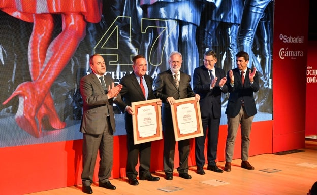 Medalla de Oro y Brillantes de la Cámara a José Luis Gisbert y Juan Bautista Riera