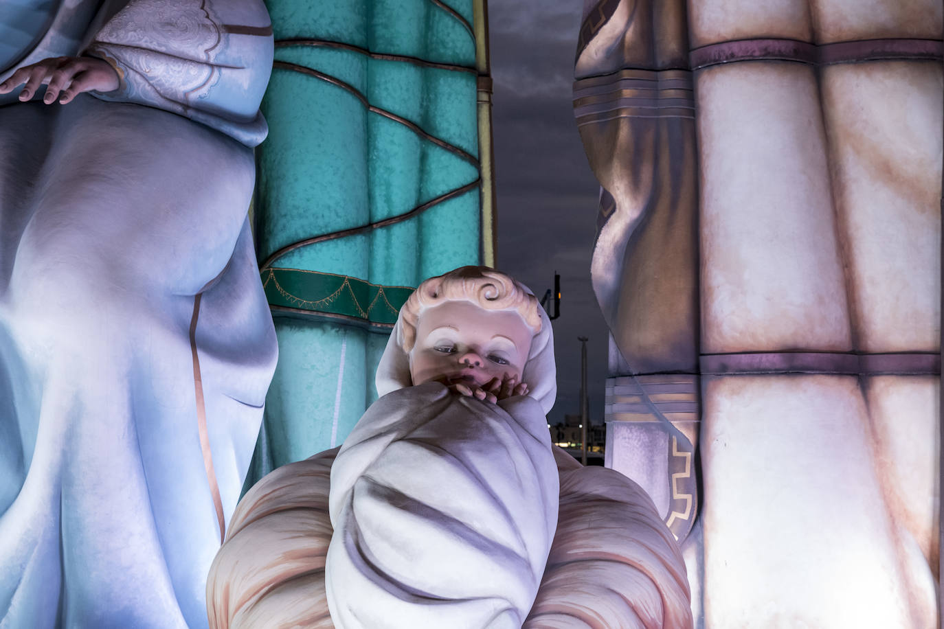 Los Reyes Magos se incorporan al belén más grande del mundo en Alicante