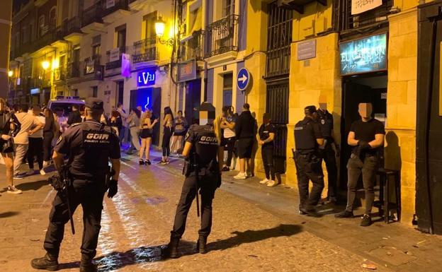 Ofensiva contra la delincuencia en las zonas de ocio nocturno