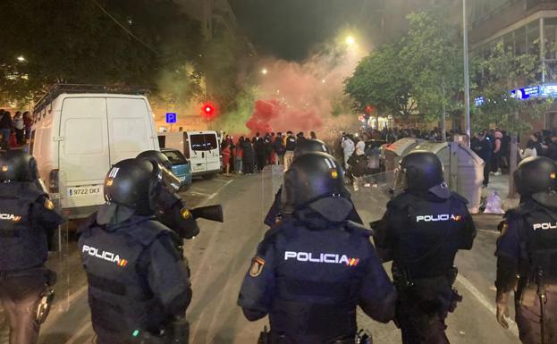 Despliegue policial este sábado en Alicante por el Marruecos-Portugal