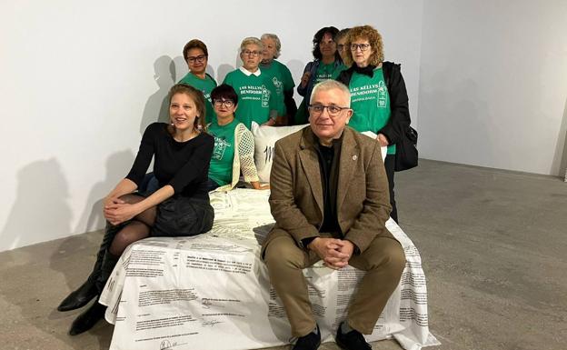 'Las Kellys' exigen derechos a través del arte en Alicante: «Somos ineludibles»