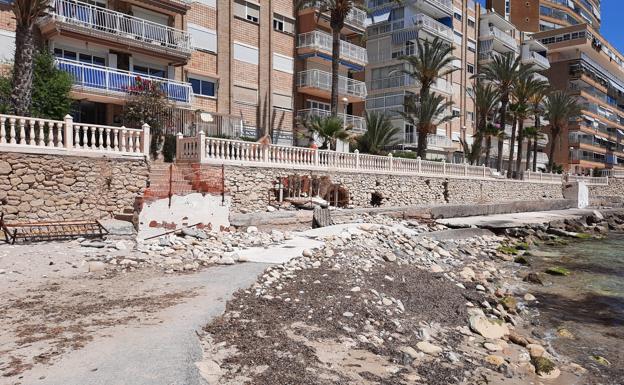 Reparan los desperfectos en la Finca Adoc, pendiente desde el temporal Gloria en 2020