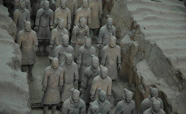 Los Guerreros de Xi'an salen de China directos a Alicante