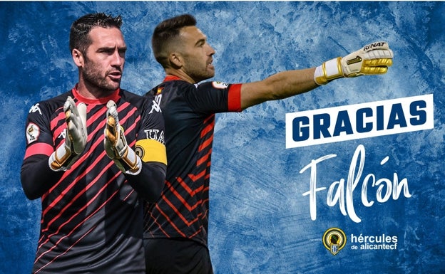 Se retira Falcón, el último hombre récord del Hércules con 255 partidos