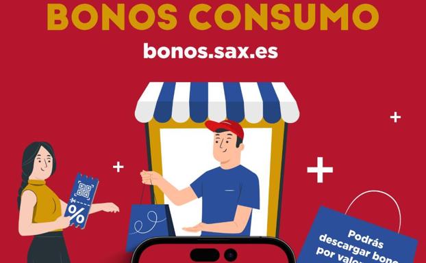 Sax lanza la campaña de bonos consumo para activar las compras en Navidad