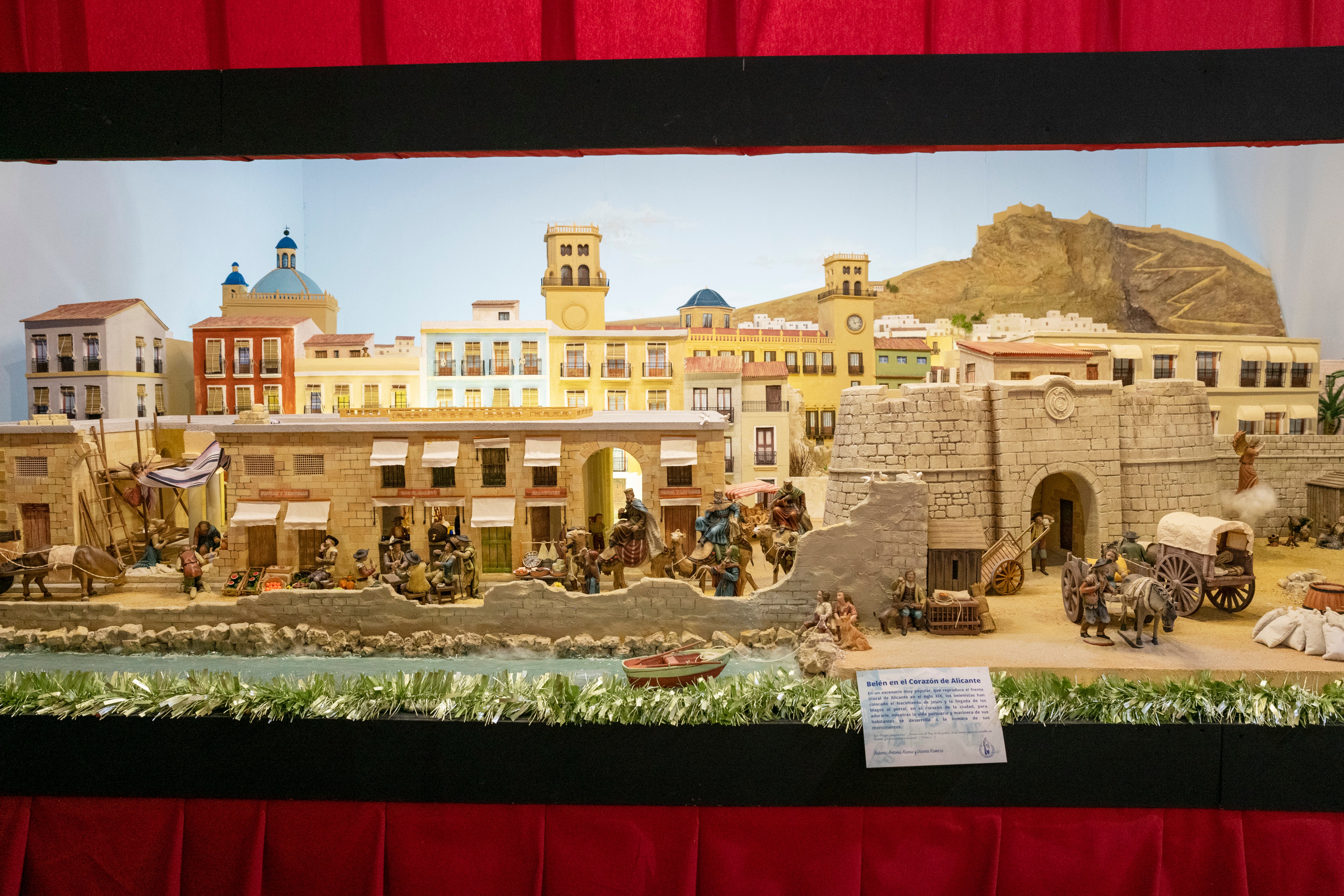 Así es el belén que muestra la Alicante histórica
