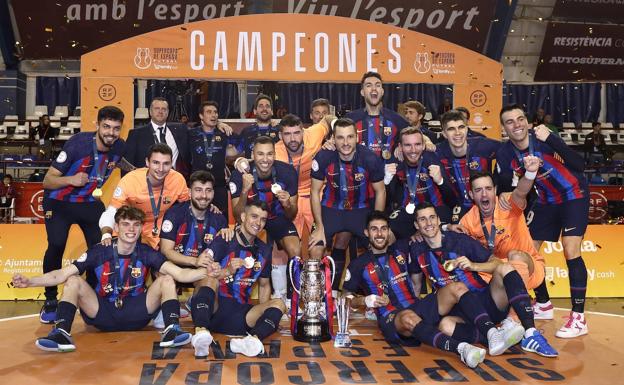 El Barça se alza como campeón de la Supercopa de España