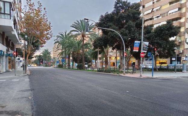 Concluyen las obras en la avenida Óscar Esplá de Alicante