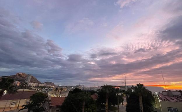 El regreso de las nubes a Alicante