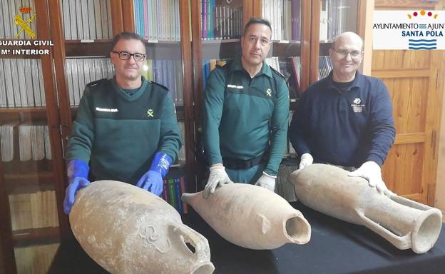 La herencia del abuelo: tres ánforas romanas del siglo I