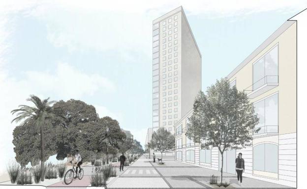 Comienzan las obras para instalar un carril bici en el Parque de Canalejas