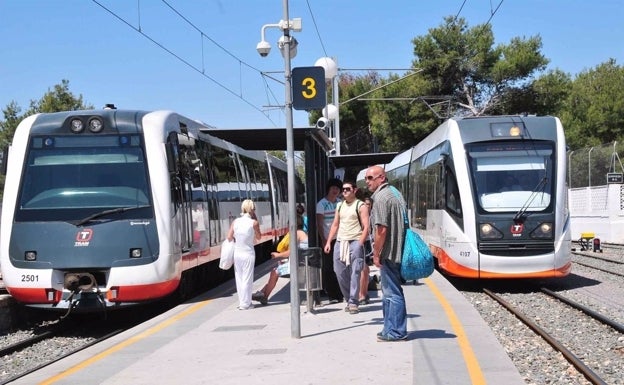 La línea 1 del TRAM quedará interrumpida tres semanas entre las dos estaciones de Benidorm