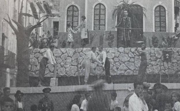 «Agua 'pa' la vega baja o 'biene' la 'perdisión'», los versos de Miguel Hernández en una falla de Orihuela en 1935