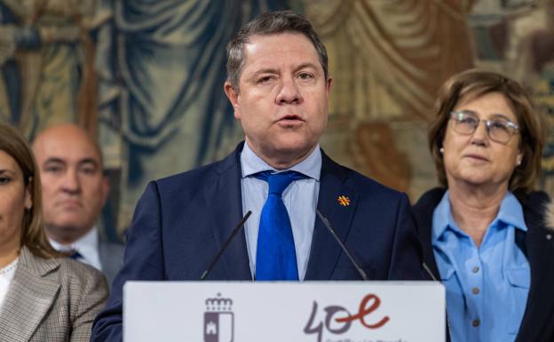 García-Page, pletórico por el Plan del Tajo, cree que el trasvase «empieza a acabar»