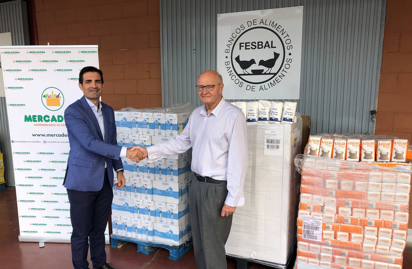 Mercadona dona 377 toneladas de alimentos en Alicante durante 2022