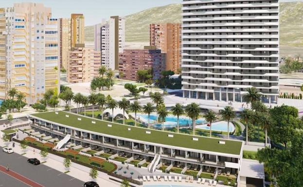 La playa de Poniente de Benidorm contará con 38 nuevos apartamentos turísticos