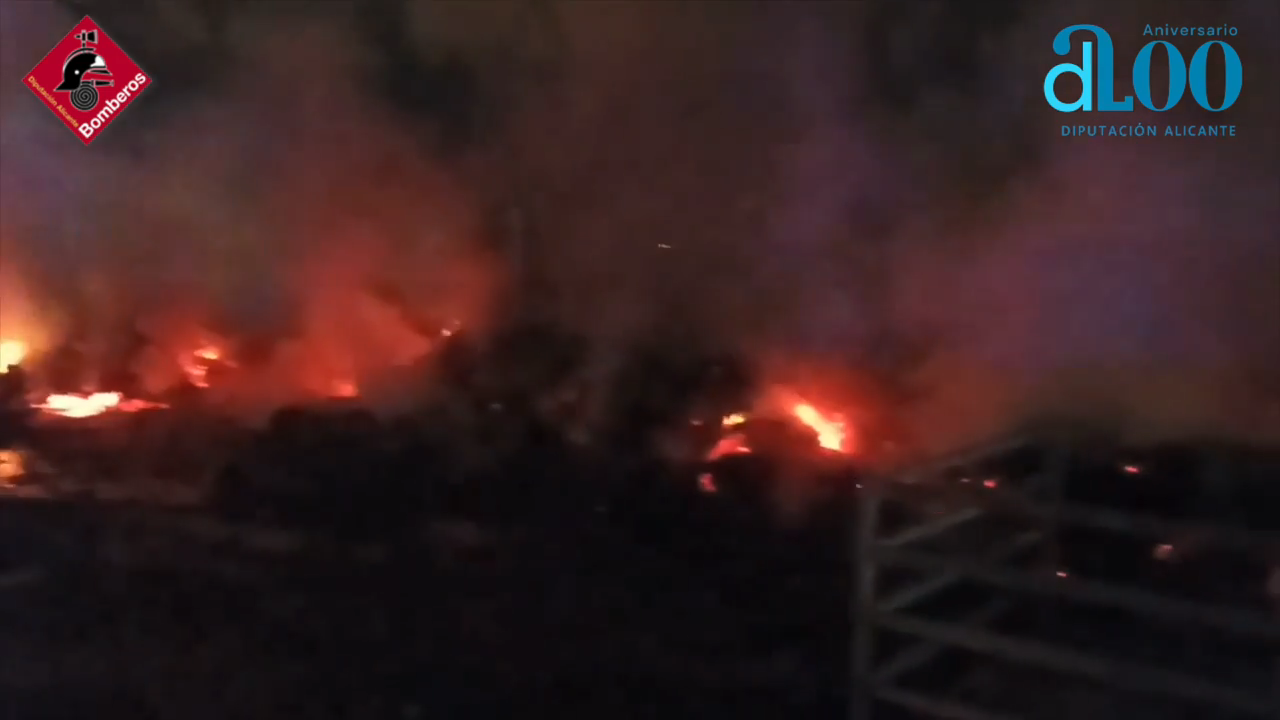 Extinguido un incendio rural en la zona de la Aparecida, en Orihuela
