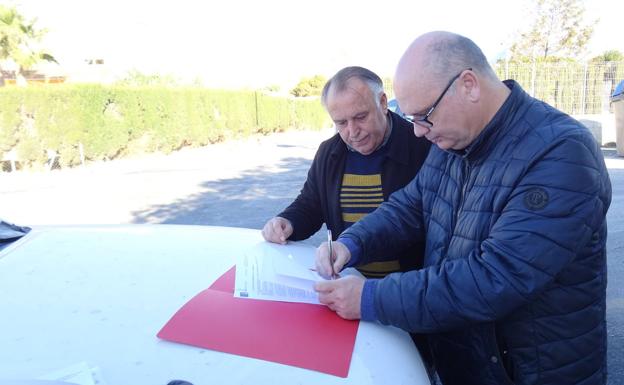 El Ayuntamiento recepciona las obras de entubado de acequias de la partida Secanet