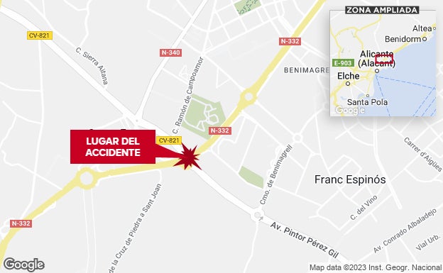 Un autobús atropella a una mujer en Sant Joan