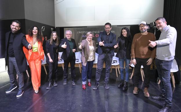 Los alicantinos nominados a los Goya se reúnen en Valencia antes de partir hacia Sevilla