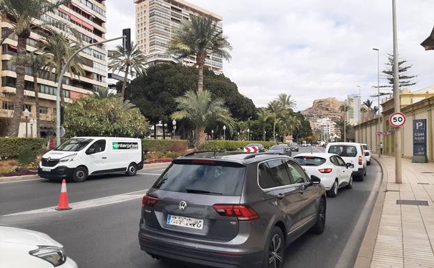 Consulta los cortes de tráfico para este domingo en Alicante por la Media Maratón