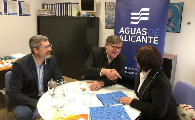 Aguas de Alicante se suma a la colaboración con las Fogueres de Sant Vicent del Raspeig