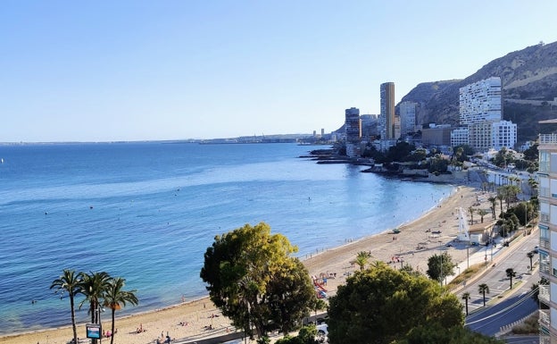 Día soleado y temperaturas que rondarán los 20º este domingo en Alicante
