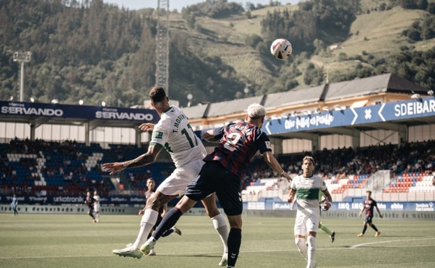 El Elche se estrella con Luca Zidane en Eibar y encaja su segunda derrota de la temporada (2-1)